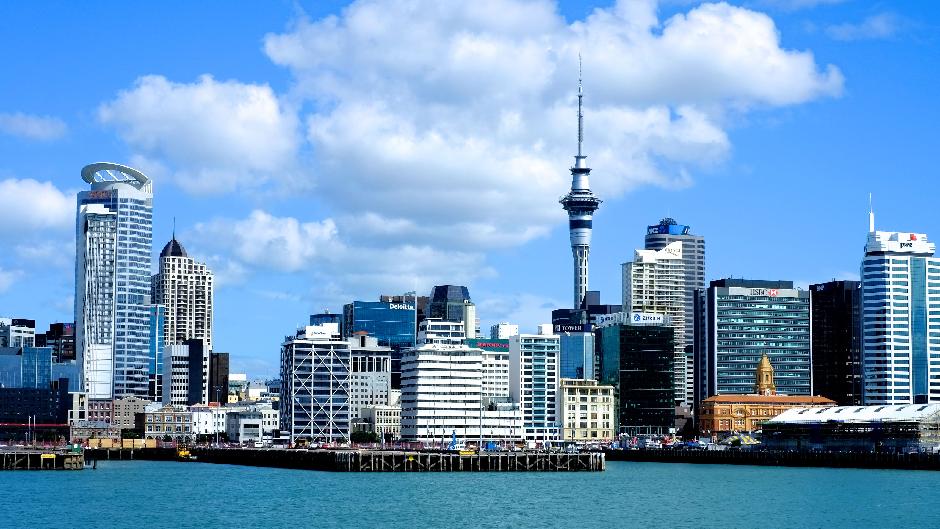 Auckland City Skyline